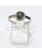 Bague Serpentine Rond Argent 925