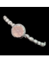 Bague Kunzite argent 925 Taille 54