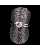 Bague Zirconium Acier inox émaillé