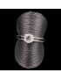 Bague Zirconium Acier inox émaillé