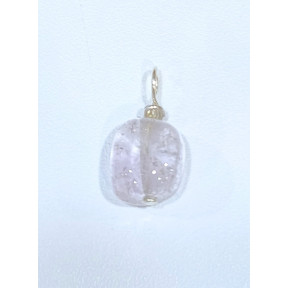 Pendentif Quartz Rose