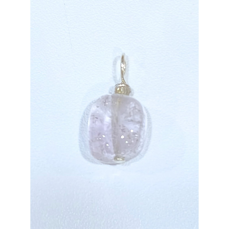 Pendentif Quartz Rose