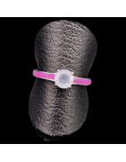 Bague Pierre de lune Acier inox émaillé