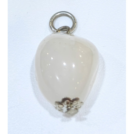 Pendentif Cristal de Roche Laiteux