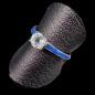 Bague Topaze bleue Acier inox Taille 58