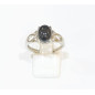 Bague Onyx Acier Inox Réglable