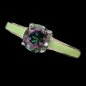 Bague Quartz mystique Acier inox