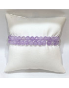 Bracelet Jade Lila Pierres Rondes 6mm