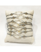 Bracelet Cristal de Roche sur Cordon