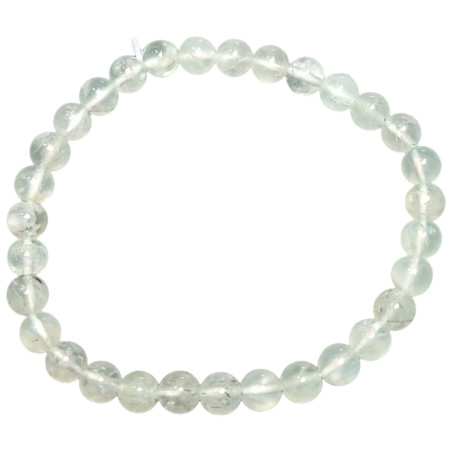 Bracelet Prehnite Pierres Rondes