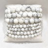Bracelet Howlite Pierres Rondes