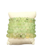 Bracelet Prehnite Pierres Rondes