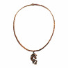 Collier Cuivre et Laiton avec Pendentif Dragon Diamètre 16 cm