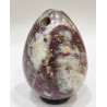 Œuf de Yoni Tourmaline Rose Percé 5 cm