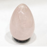 Œuf de Yoni Quartz Rose Percé 4 cm