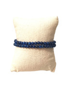 Bracelet Cyanite Bleue Pierres Rondes