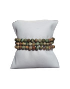 Bracelet Rhyolite A+ Pierre Rondes