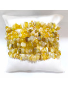 Bracelet Opale Jaune Baroque