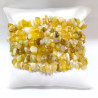 Bracelet Opale Jaune Baroque