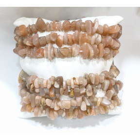 Bracelet Pierre de Lune Rose Baroque