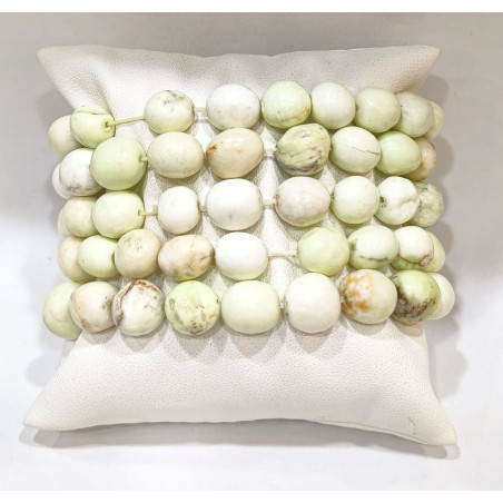 Bracelet Magnésite Citron Forme Olive