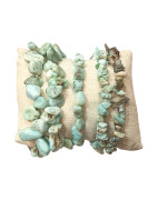 Bracelet Larimar Baroque 19cm