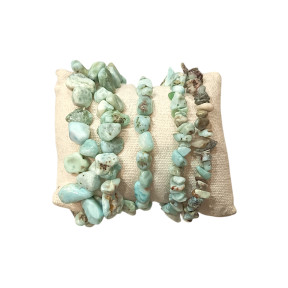 Bracelet Larimar Baroque 19cm