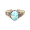 Bracelet Larimar Ethnique Argent 925