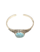 Bracelet Larimar Ethnique Argent 925