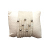 Bracelet Pierre de Lune Baroque avec Insert Bille Acier