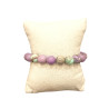Bracelet Opale Multicolore Pierres Rondes 10mm