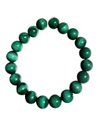Bracelet Malachite A+ Pierres Rondes