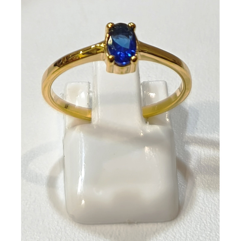 Bague Saphir Plaquée Or