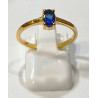 Bague Saphir Plaquée Or