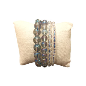 Bracelet Aqua Aura Pierres Rondes