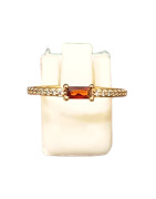 Bague Zirconium Plaquée Or