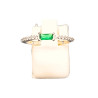 Bague Emeraude Zirconium Argent 925