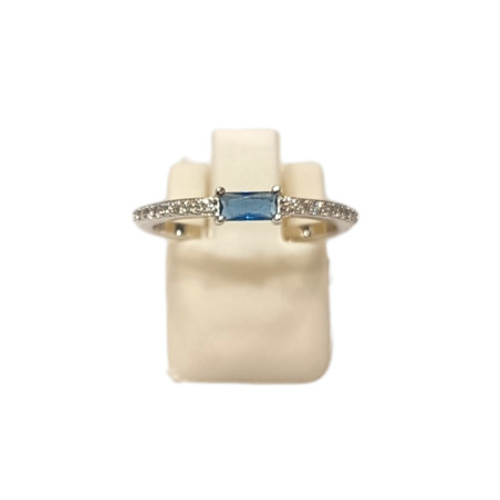 Bague Saphir Zirconium Argent 925