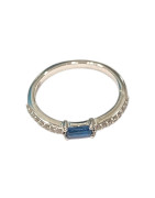 Bague Saphir Zirconium Argent 925