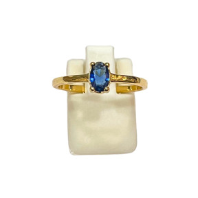 Bague Saphir Plaquée Or