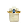 Bague Saphir Plaquée Or