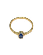 Bague Saphir Plaquée Or