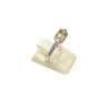 Bague Zirconium Argent 925 et Plaquée Or