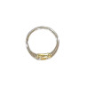 Bague Zirconium Argent 925 et Plaquée Or