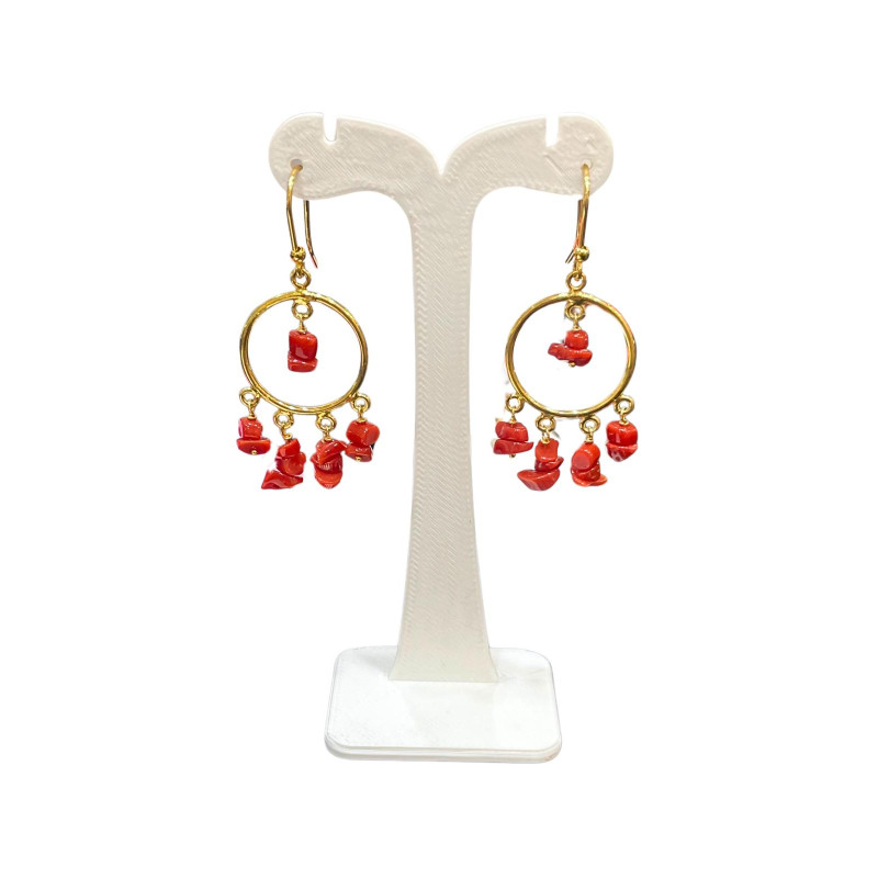 Boucles Corail Plaquées Or