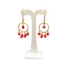 Boucles Corail Plaquées Or