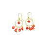 Boucles Corail Plaquées Or