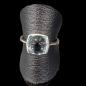 Bague Topaze bleue argent 925 Taille 55
