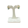 Boucles Aigue Marine Plaquées Or