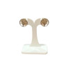 Boucles Zirconium Arbre de Vie Plaquées Or
